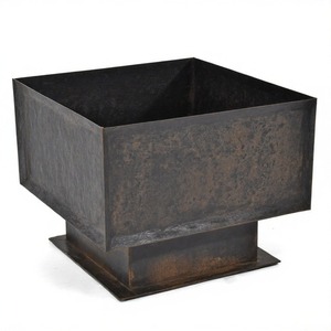 Foyer rond FlameHollow avec artisanat en métal durable pour jardin extérieur, patio chauffant, camping et décoration - Product Image 3