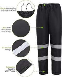 Chaqueta Impermeable Reflectante de Alta Visibilidad para Hombre y Mujer, Traje Impermeable de Seguridad - Product Image 6