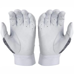 Guantes de bateo de béisbol personalizados de Palma de cuero genuino de nuevo diseño de alta calidad gancho de bucle/cierre a presión para entretenimiento de entrenamiento - Product Image 5