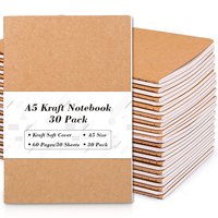Carnet de voyage professionnel en cuir souple à couverture souple, ligné simple, 60 pages, marque SHYS