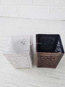 Lanternes rustiques en bois et fer noir - Product Image 4