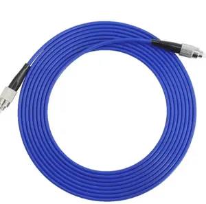 SC/APC Yellow PVC Fiber Optic Network Equipment 2mm-3M Singlemode Armoured Jumper optical cable Fiber Patch Cable