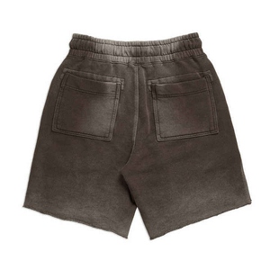 Tendance Hommes Acid Wash Shorts en 100% Coton Polaire Garçons Vêtements Décontractés Shorts pour Summer Outwear Shorts pour Hommes - Product Image 3
