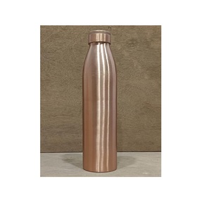 Eco-Friendly <b>750ml</b> Copper Plated Stainless Steel <b>Water</b> <b>Bottle</b> Leak-Proof Vacuum Insulated Sports Flask for Gym Yoga BusinessGift - Product Image 1