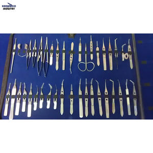 Pinces à aiguilles et ciseaux en acier inoxydable de précision pour les yeux, marque personnalisée, technologie EMS, 40 pièces, approuvées CE et ISO - Product Image 2