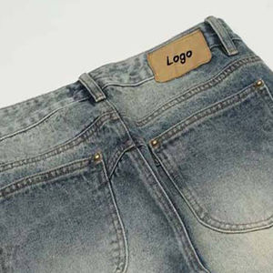 Fabricante personalizado de peso pesado lavado ácido pantalones de mezclilla Hombres Casual Streetwear Jeans de cintura alta Pantalones de mezclilla Pantalones elásticos - Product Image 6