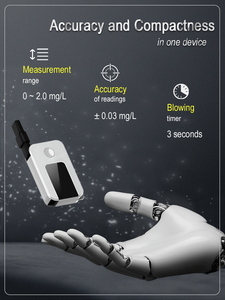 Alcoholímetro Profesional, Analizador de <span class=keywords><strong>Aliento</strong></span>, Detector de Alcohol <span class=keywords><strong>en</strong></span> el <span class=keywords><strong>Aliento</strong></span> para Uso Doméstico/Personal - Product Image 5