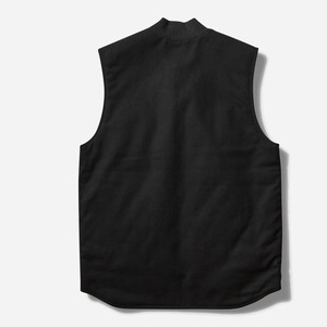 Men's <b>Black</b> Cotton Vest Lightweight, breathable, and perfect for layering in any season - Product Image 2