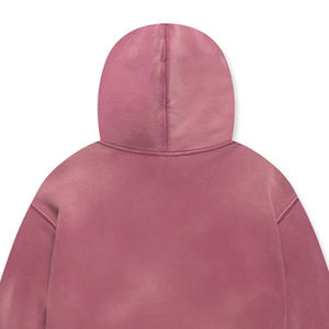 Sudadera con Capucha de Alta Calidad, Estilo Desgastado por el Sol, 600 g/m², 100 % Algodón, Invierno, Hecha a Medida, Gruesa, con Bolsillo Lateral para Hombre, 2 Piezas - Product Image 5