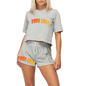 Femmes été course minceur Fitness Yoga vêtements ensemble mince deux pièces vêtements de sport à séchage rapide 2 pièces ensemble femmes - Product Image 4