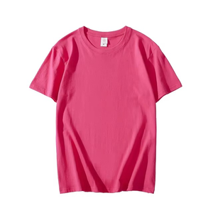 T-shirt basique en coton uni à col rond pour homme, léger, vente en gros, fournisseur - Product Image 1
