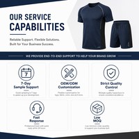 Ensemble de costume professionnel pour homme en deux pièces, couleur personnalisée, été, t-shirt à manches courtes et short, écologique et respirant