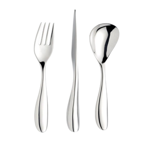 Ensemble de couverts en acier inoxydable plaqué argent ensemble de couverts de haute qualité argenterie pour fête de mariage et usage domestique - Product Image 1