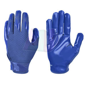Guantes de Fútbol Americano de Cuero Flexible con Ajuste Seguro, Material Elástico, Agarre Fuerte, Mayor Capacidad de Agarre - Product Image 1