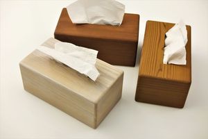 Organizador de Caja de Pañuelos de Madera Rectangular Decorativo y Duradero, Hecho a Mano, Ecológico, con Acabado Liso para Hoteles, Oficinas y Restaurantes - Product Image 2