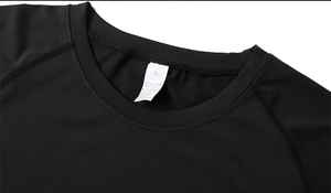 OEM Custom Manufactures Workout Training <b>Stretchy</b> Solid Slim Fit Short Sleeves Canvas Quick Dry Breathable T Shirt for <b>Men</b> - Product Image 3