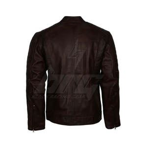Veste en cuir de moto confortable à bas prix Veste d'hiver en cuir de moto de course automobile - Product Image 5
