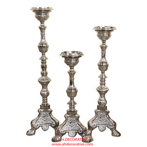 Candelero antiguo dorado de forma redonda caliente y atractivo, diseño único, candelabro de luz T de lujo con acabado dorado para sala de estar - Product Image 6