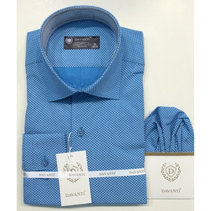 เสื้อใส่ทำงานผู้ชายผ้าคอตตอนทรงเข้ารูปเสื้อเชิ้ตดีไซน์ต่างๆมีในสต็อก - Product Image 3