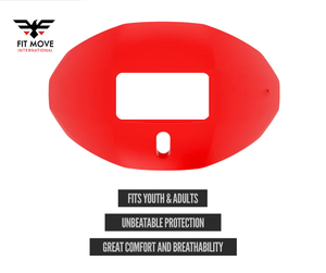 Protège-bouche de football imprimé avec logo, pièces sur mesure de rugby football américain avec nouveaux designs, boxe de sport en gros - Product Image 3