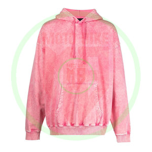 Prix de gros, logo personnalisé, sweat-shirts à capuche vierges, lavage à l'acide, molleton lourd, coupe classique, sweat-shirts à capuche pour hommes - Product Image 5