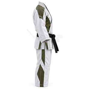 Karate Uniform Youth Adult <b>Training</b> Apparel Lightweight Shirt <b>Trouser</b> Set for Martial Arts Practice and Exercise - Product Image 5