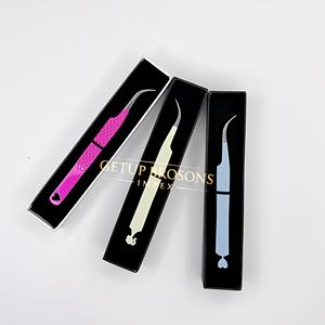 GETUP BROSONS IMPEX Acero Inoxidable Liso con Recubrimiento en Polvo de Color Rosa Intenso, Azul y Blanco, Diseño de Corazón Recortado, Dorado, Antiestático - Product Image 2