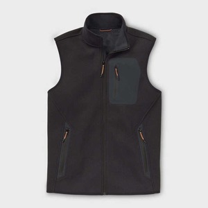 Gilet en polaire léger personnalisé à fermeture éclair intégrale, respirant, pour la course à pied et la randonnée, pour hommes - Product Image 1