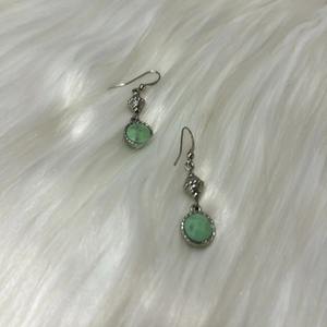 Argent Dangle Turquoise Exotique Boucle D'oreille À La Main Boho Bijoux Déclaration Boucles D'oreilles Cadeau pour les Femmes Style Unique - Product Image 3