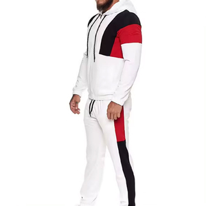Venta al por mayor de chándales de alta calidad de los hombres de manga larga de los hombres ropa deportiva chándal de los hombres Unisex de gran tamaño de peso pesado chándal - Product Image 3