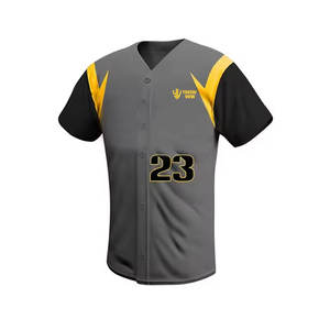 ชุดเบสบอลสำหรับผู้ชายชุดเล่นซอฟต์บอลระบายอากาศใส่สบายดีไซน์ใหม่ - Product Image 2