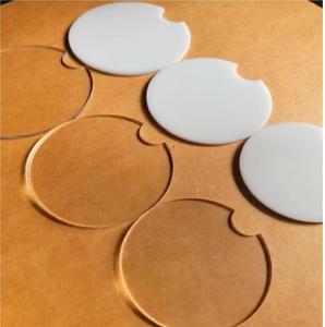 Sous-verres en acrylique transparent les plus vendus Design de qualité supérieure Parfait pour les tapis et les tampons de table élégants pour le thé et le café - Product Image 6