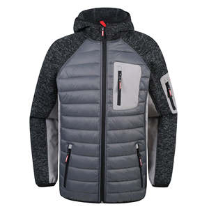 Chaqueta de burbujas de invierno de manga larga para hombre, chaqueta acolchada de burbujas con logotipo personalizado de alta calidad para hombre - Product Image 2