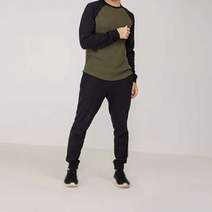 เสื้อแขนยาวทรงแร็กแลนพรีเมียมสำหรับผู้ชาย สไตล์คลาสสิกแนวสตรีท แนวเบสบอล ผลิตจากผ้าฝ้าย 100% ทนทาน สีพื้นเรียบง่าย แบบมาตรฐาน - Product Image 3