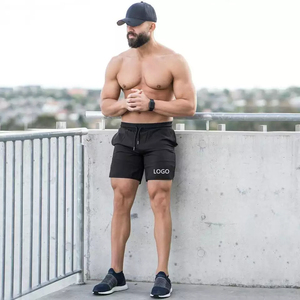 OEM Custom Wholesales <b>Cargo</b> Fitness Spandex Workout Pocket Mesh Men Gym <b>Shorts</b> - Product Image 2