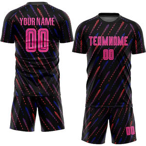 Tenue de football unisexe de haute qualité sur mesure, nouveau design, vêtements de football pour adultes avec découpe automatisée, ensemble complet, clubs populaires - Product Image 5