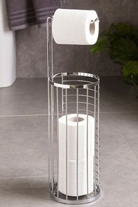 Porta Papel Higiénico de Metal de Diseño Moderno para una Decoración Minimalista del Hogar que Ofrece Líneas Limpias y Utilidad Práctica - Product Image 3