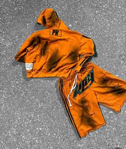 Fabrication professionnelle Shorts à capuche en molleton de coton de haute qualité Survêtements solides brodés confortables pour hommes et femmes - Product Image 5