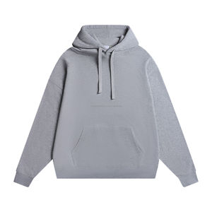 Sudadera con Capucha para Hombre, 370 g/m², Tejido de Alta Calidad, Cuello Redondo, Estampado, Estilo Urbano, Liso Teñido, Otoño - Product Image 4