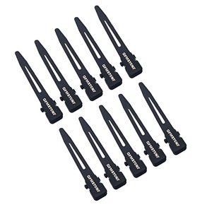 Pinces à cheveux professionnelles en acier pour extensions capillaires de salon, pinces de coiffage antidérapantes par GEMSTONE ENTERPRISES - Product Image 4