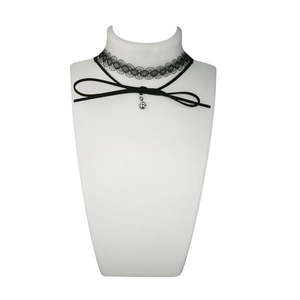 Jeweljunk negro encaje gargantilla collar moda collares con cuentas 1112302 - Product Image 1