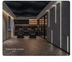 Встроенная силиконовая трубка, гибкая светодиодная лента IP65, номинальное утопленное линейное освещение, современный интерьер гостиной, дизайн потолка - Product Image 6