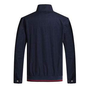 Blouson aviateur pour hommes avec logo personnalisé de haute qualité avec col montant 100% polyester style chauffant imperméable tricoté nouveau design - Product Image 2