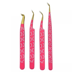 แหนบต่อขนตา,แหนบต่อขนตาเพิ่มวอลลุ่มสแตนเลสสำหรับการดูแลดวงตา - Product Image 2