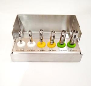 Kit de trefina para implantes dentales de la mejor calidad de 6 piezas Kit de brocas de trefina larga de PENTAX quirúrgico - Product Image 2