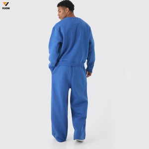 Pantalones de chándal acampanados informales de alta calidad personalizados para hombre, pantalones de chándal acampanados con cintura elástica de retazos para hombre - Product Image 2
