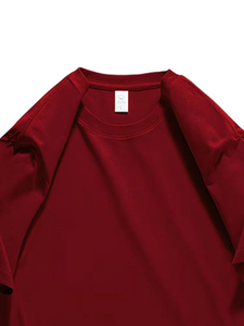 เสื้อยืดแขนสั้นของผู้หญิง3ชิ้นผ้าฝ้าย100% เสื้อยืดโอเวอร์ไซส์ฤดูร้อนกำหนดสีได้เองใส่ได้ทั้งชายและหญิงลำลองพอดีตัวระบายอากาศได้ดีผ้าทอลายทแยง - Product Image 5