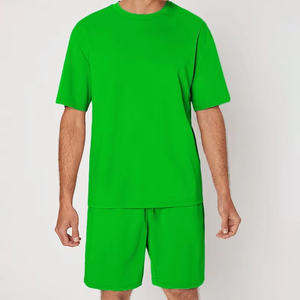 Ensemble de polos zippés en tissu tricoté 100 % coton sérigraphié de haute qualité OEM, 180 g, pour homme, décontracté, grandes tailles, été - Product Image 6