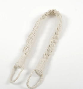 Hand Woven <b>Curtain</b> Decorative Tiebacks, Cotton Knot Braided Window <b>Curtain</b> Tiebacks Rope..Window Decor - Product Image 1