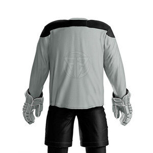 Tenues de hockey sur glace d'équipe durables, 100 % polyester, coupe ajustée, confortables, écologiques, personnalisables, fabriquées au Pakistan - Product Image 6